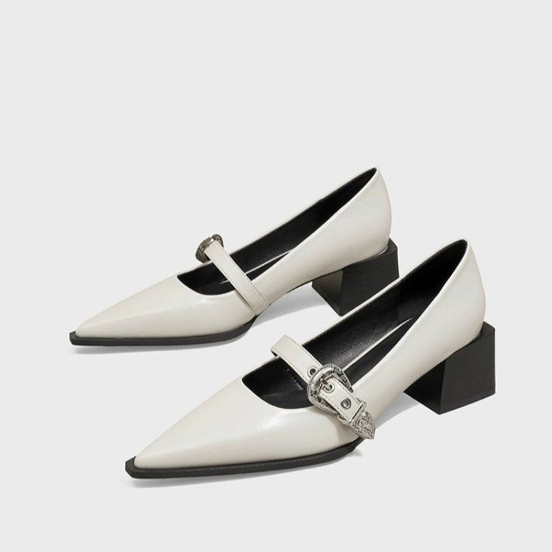 Vintage Fashion Dresses - Designer Vintage Mary Jane schoenen met