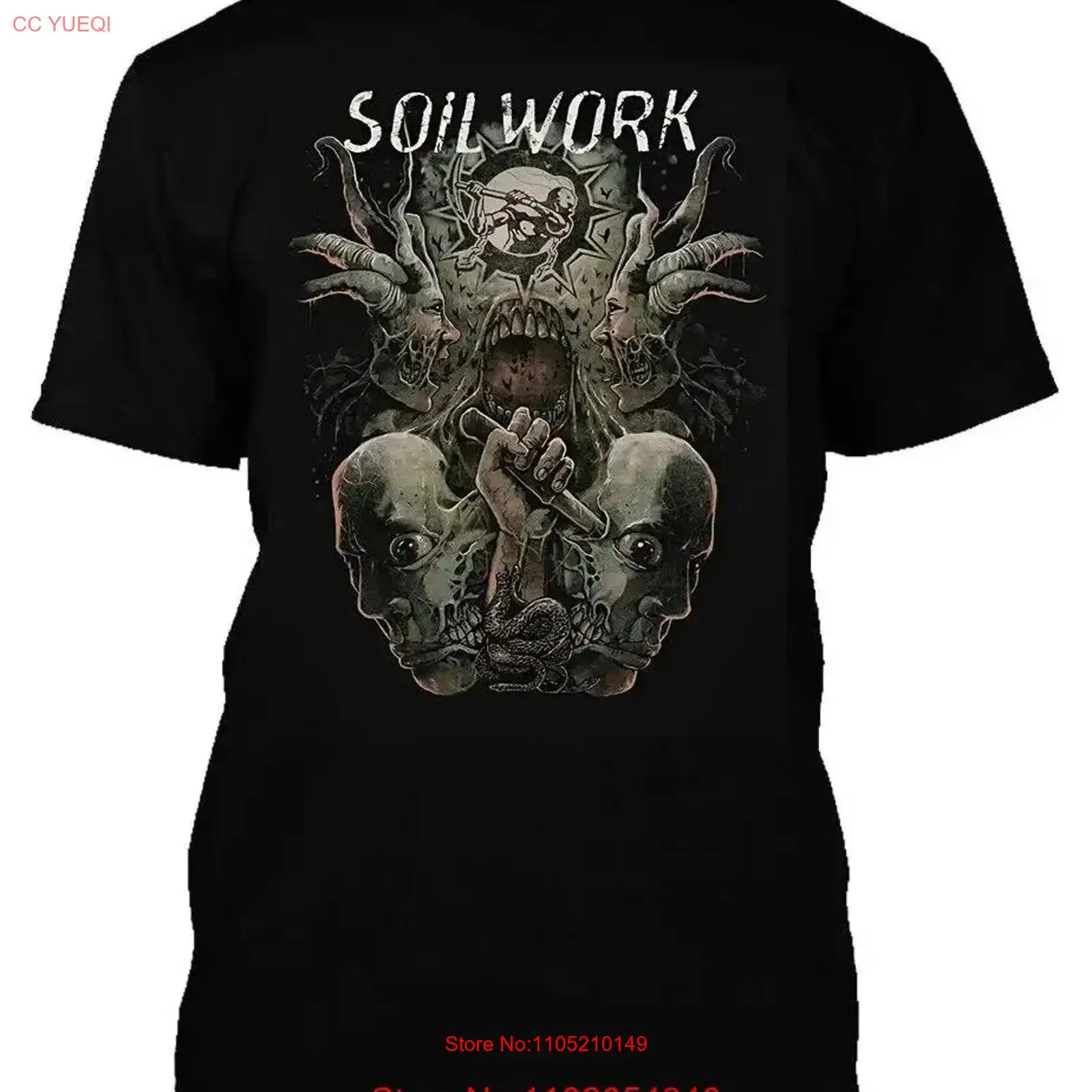 Vintage Fashion Jersey - BESTE TE KOPEN DARK SOILWORK MUZIEK