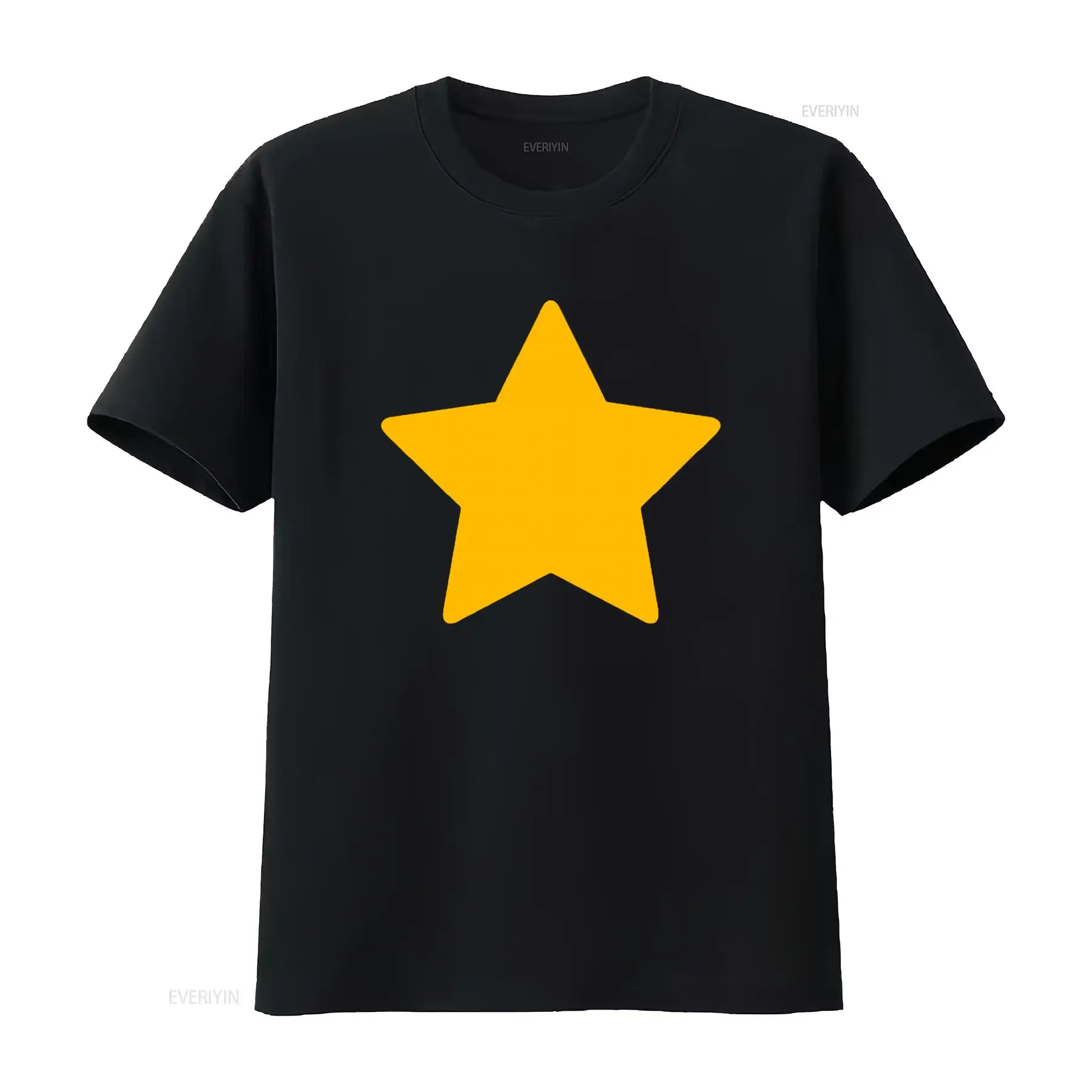 Vintage Fashion Jersey - Steven Universe T-shirt met gele sterrenprint