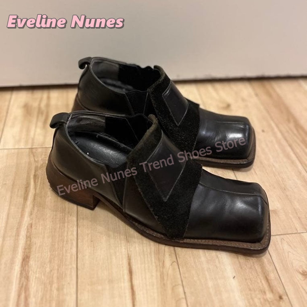 Vintage Fashion Dresses - Dames Retro Vierkante Teen Mode Pumps