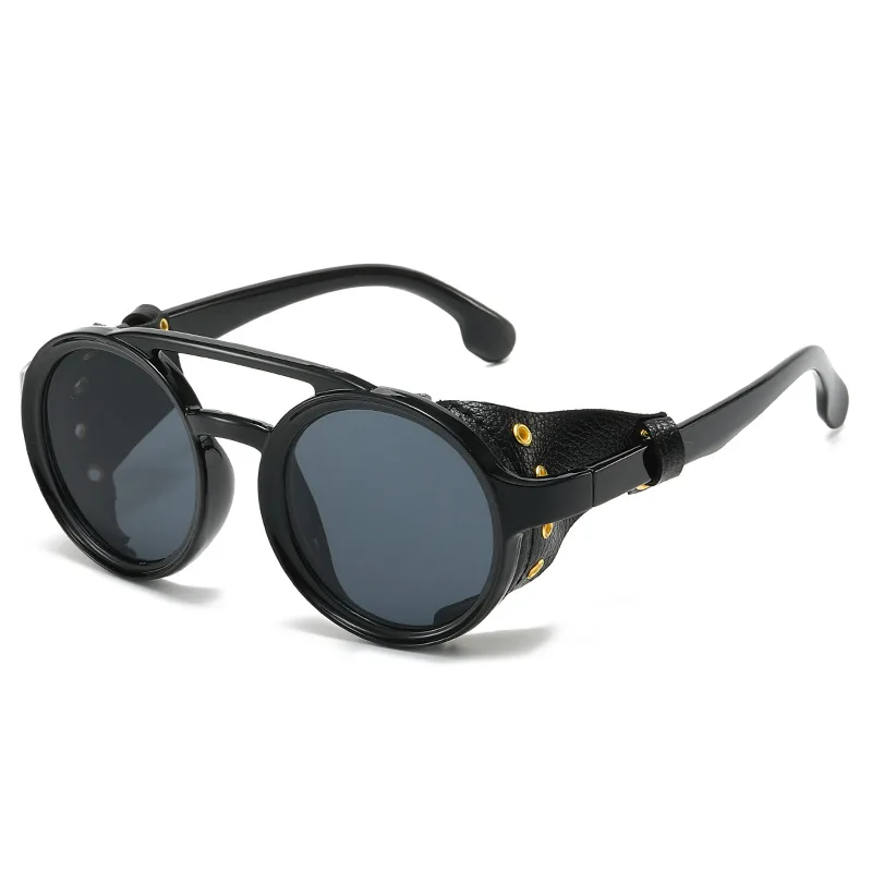 Vintage Fashion Enthusiasts - Retro Anti-UV Zonnebrillen Heren Dames Lederen