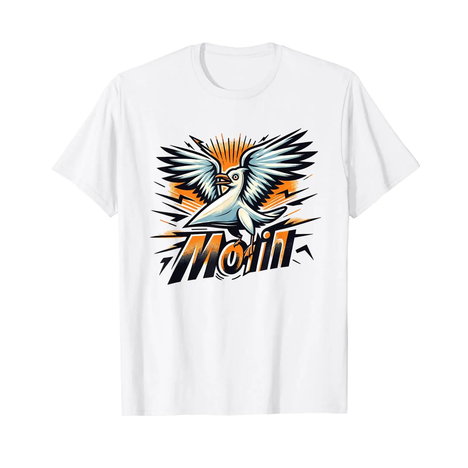 Vintage Fashion Hamburg - T-shirt Moin Seagull Quotes Nordic Heimat