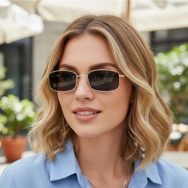 Nieuwe kleine vierkante zonneb - Vintage Fashion Enthusiasts recensie en prijs
