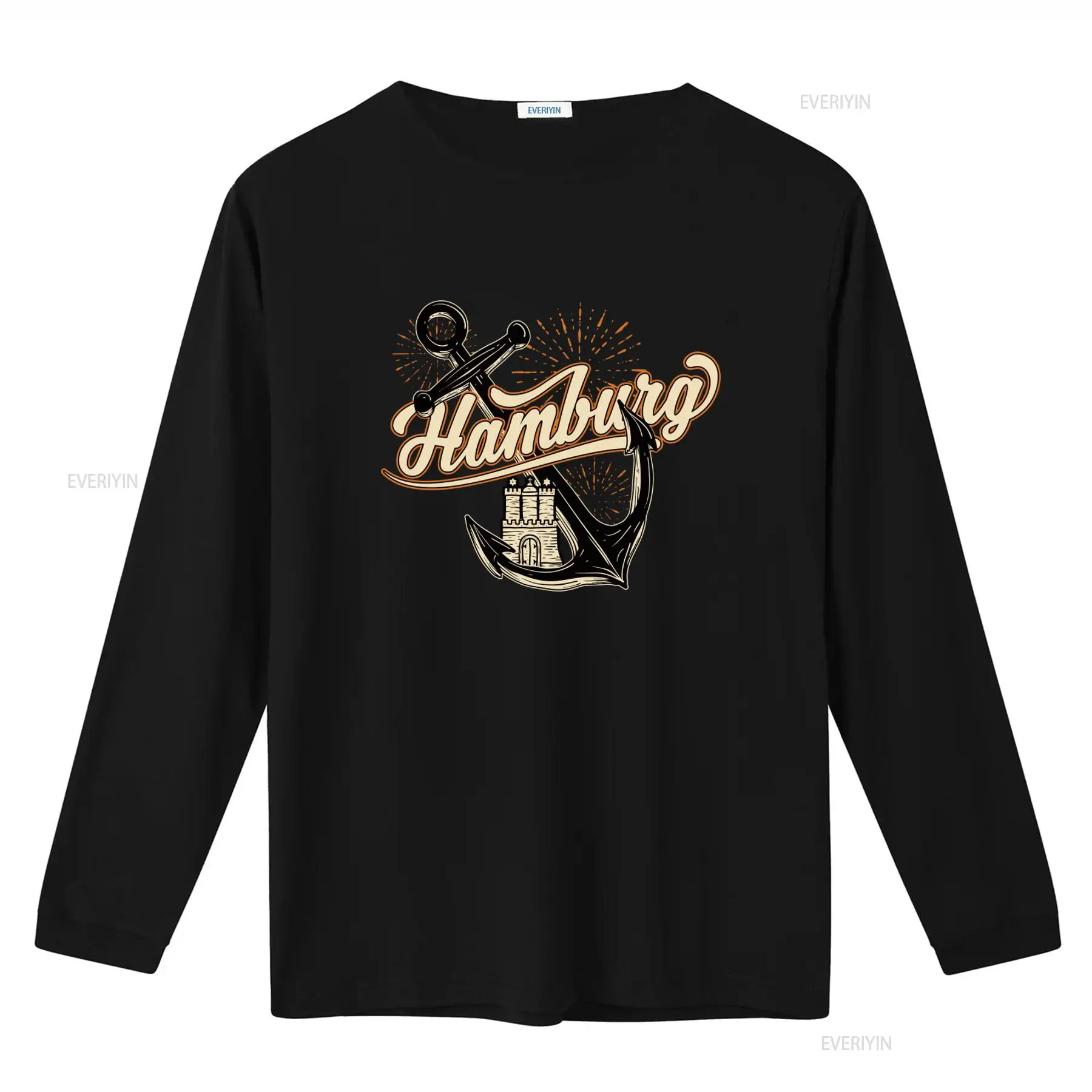 Heren T-shirt met Hamburg-anke - Vintage Fashion Hamburg recensie en prijs