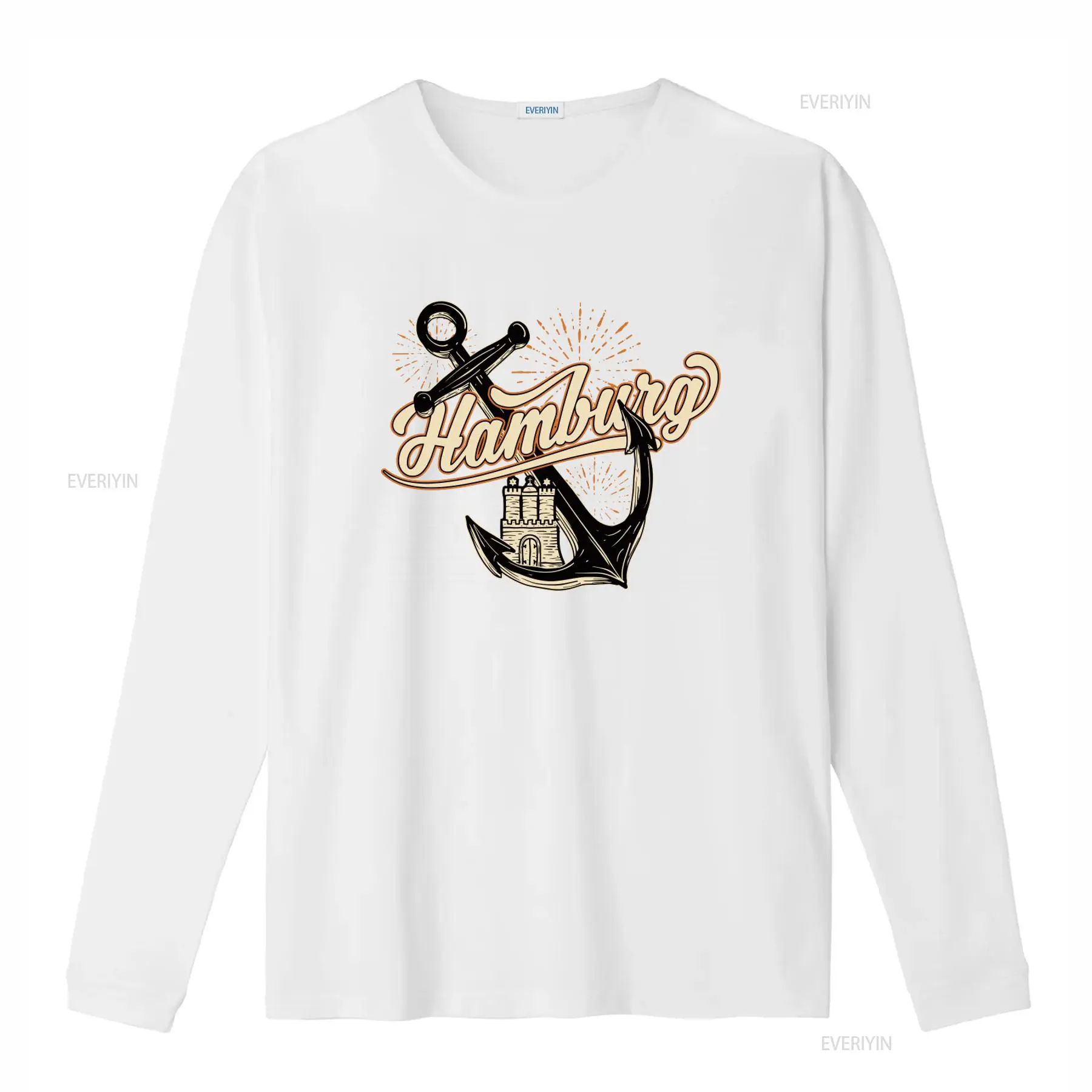 Heren T-shirt met Hamburg-anke - Vintage Fashion Hamburg recensie en prijs