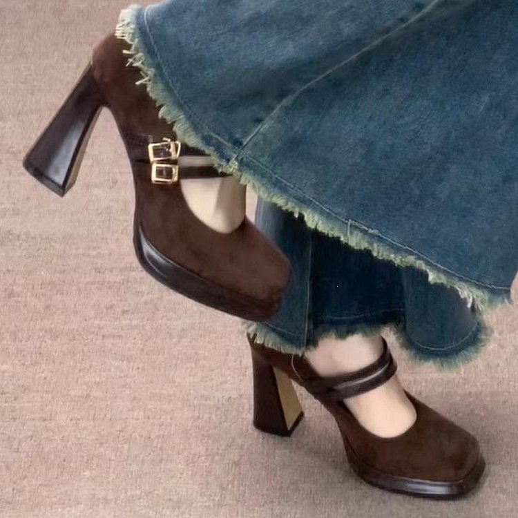Vintage dikke hoge Mary Jane s - Vintage Fashion Online recensie en prijs