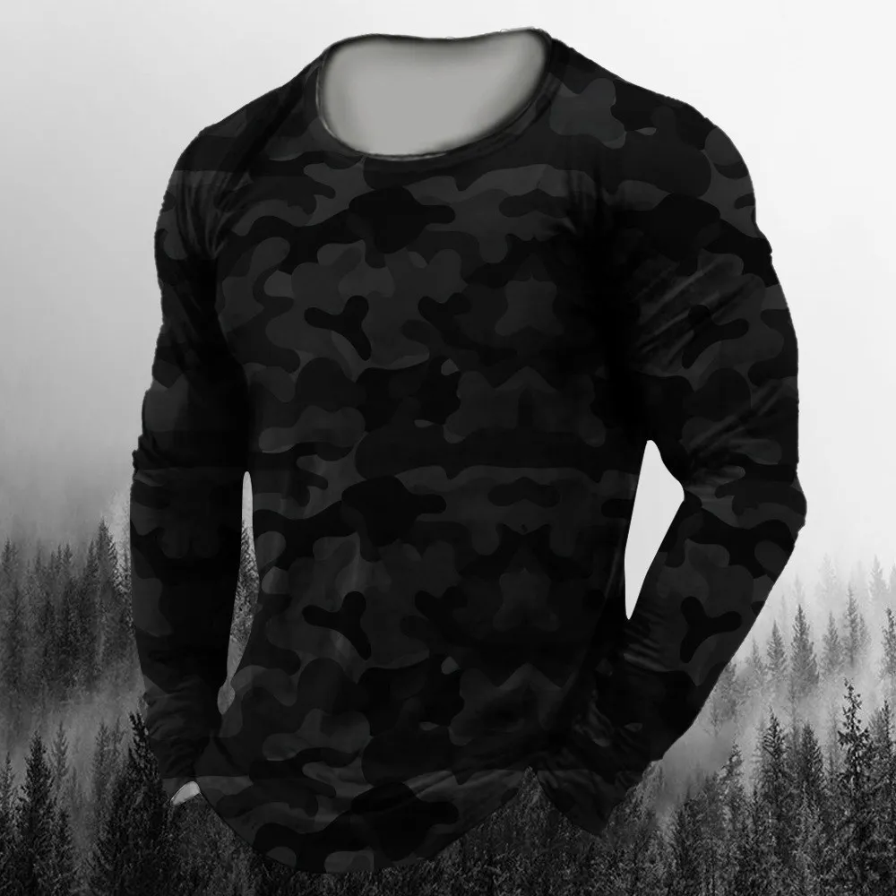 3D-geprinte camouflage T-shirt - Vintage Fashion Jersey recensie en prijs