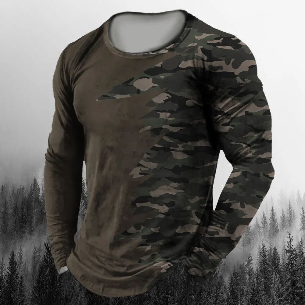 3D-geprinte camouflage T-shirt - Vintage Fashion Jersey recensie en prijs
