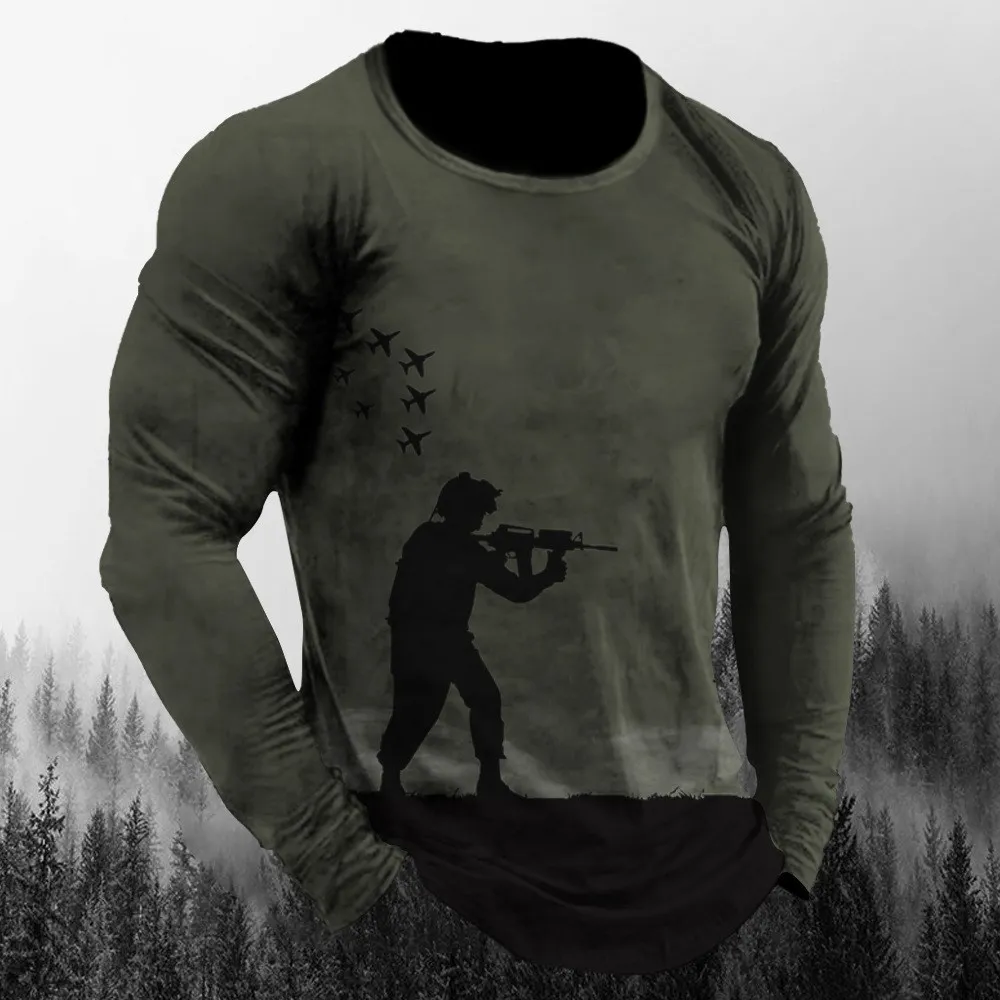 3D-geprinte camouflage T-shirt - Vintage Fashion Jersey recensie en prijs