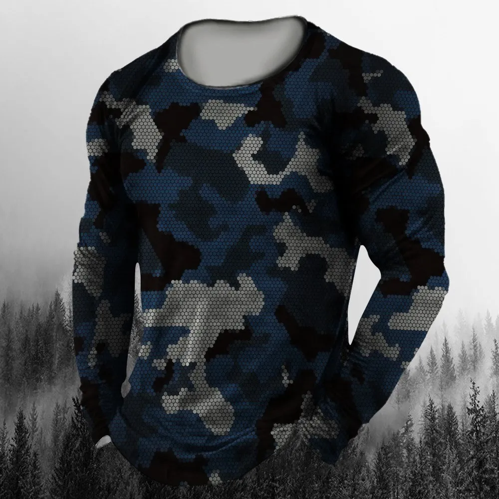 3D-geprinte camouflage T-shirt - Vintage Fashion Jersey recensie en prijs