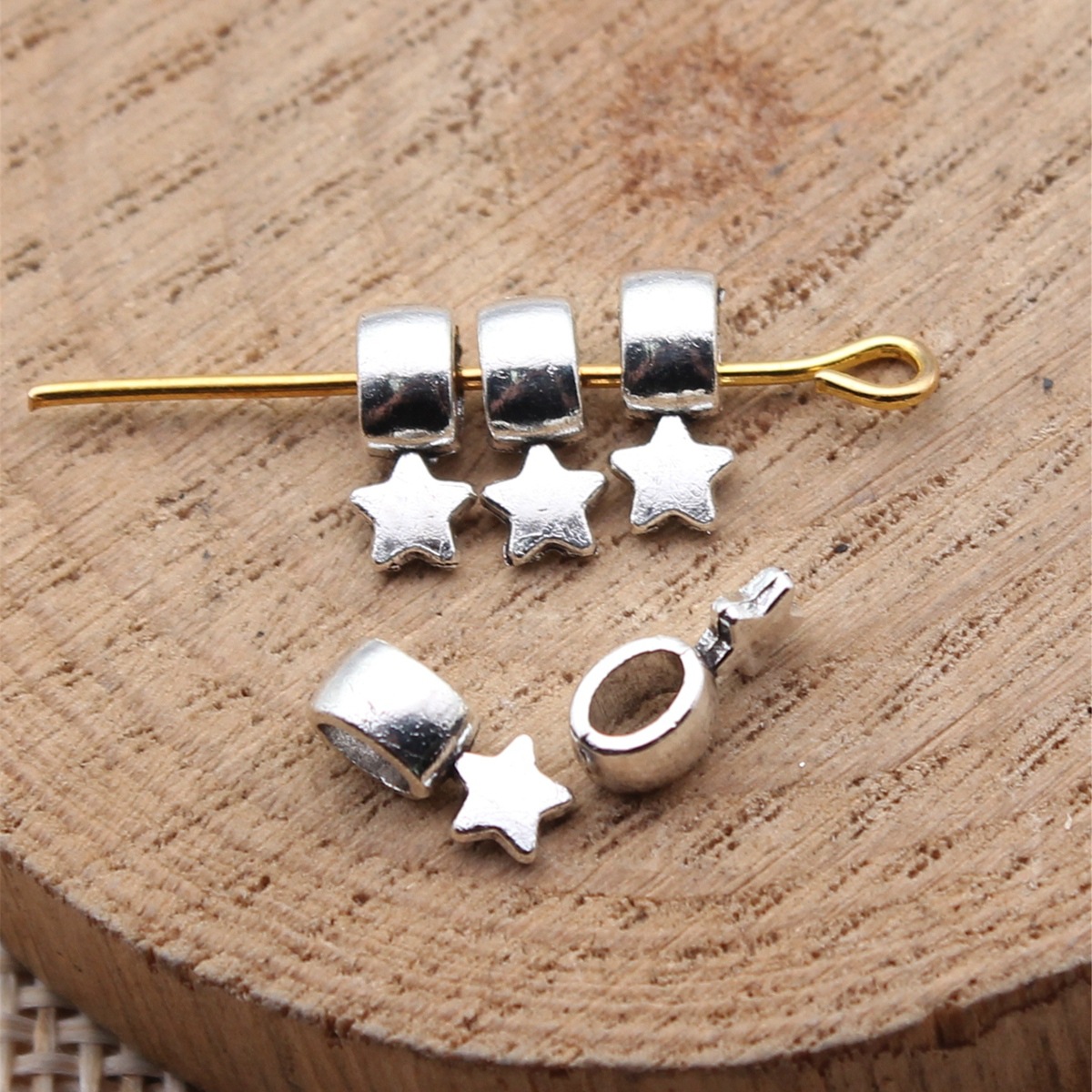 40 stuks 8,5x4x3,8 mm antiek z - Vintage Fashion Stores recensie en prijs