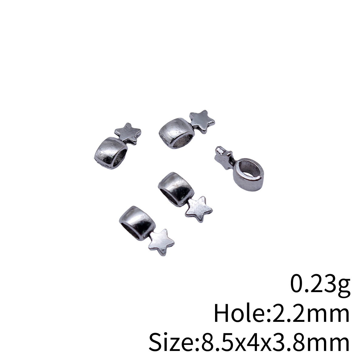 40 stuks 8,5x4x3,8 mm antiek z - Vintage Fashion Stores recensie en prijs