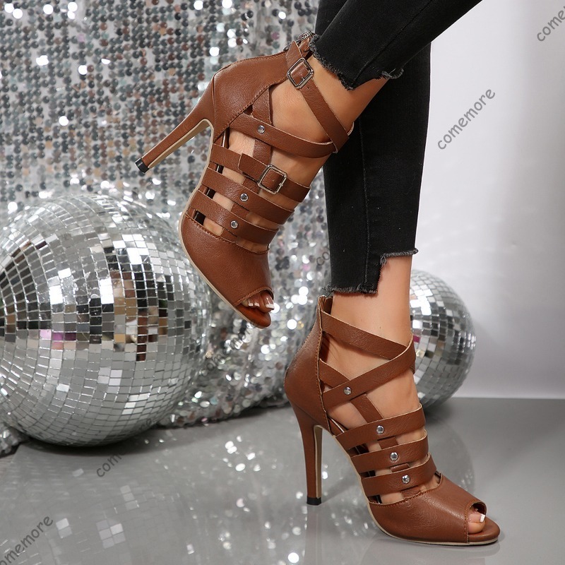 Dames Gladiator Sandalen met h - Vintage Fashion Online recensie en prijs