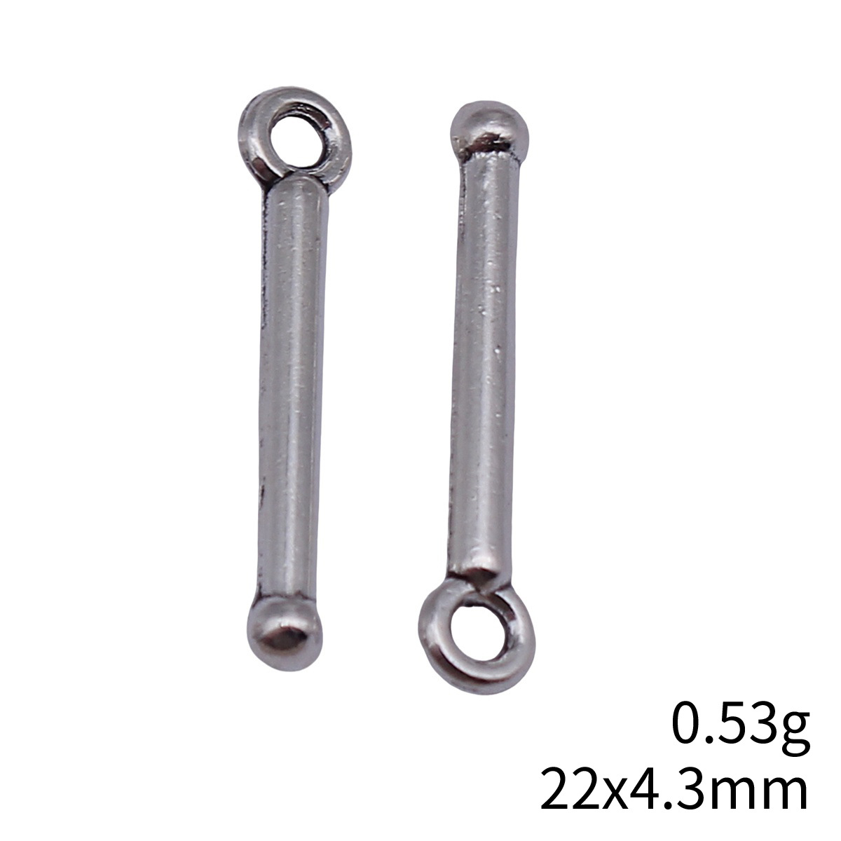80 stks 22x4.3mm (0.87x0.17 in - Vintage Fashion Stores recensie en prijs