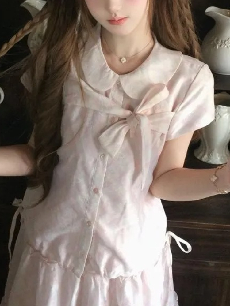 Japanse vintage zoete strik Pe - Vintage Fashion Jersey recensie en prijs